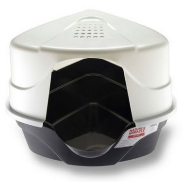Nature's Miracle Advanced Corner Hooded Litter Box