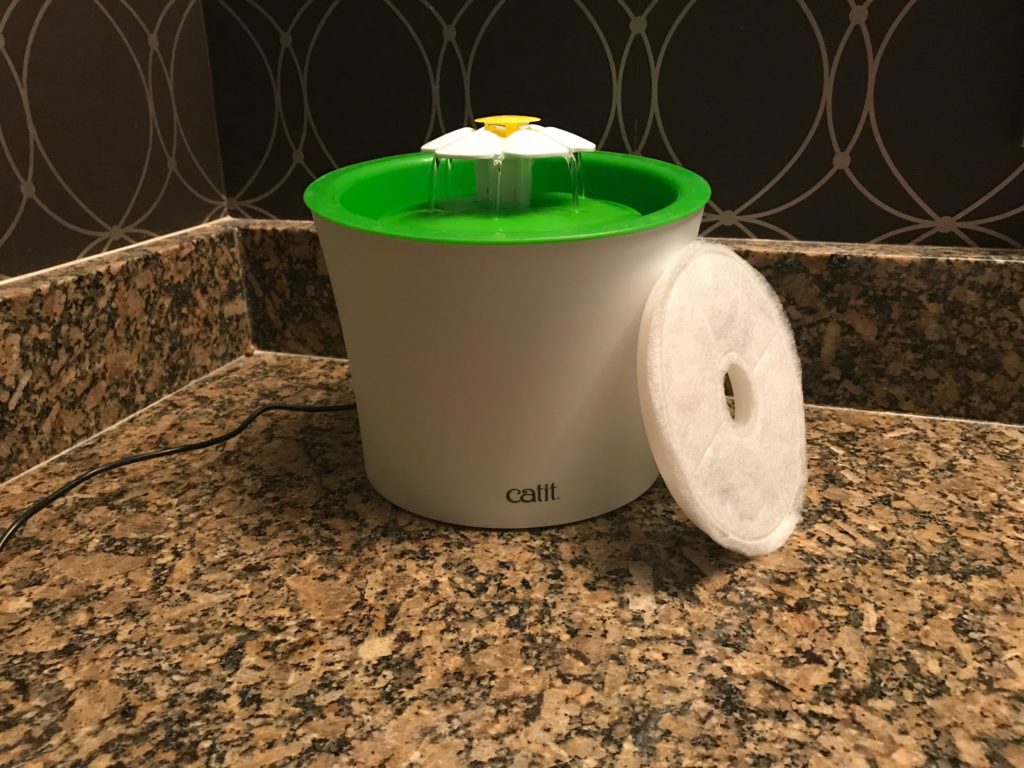 Catit Flower Fountain Filter Comparison Kitty Loaf