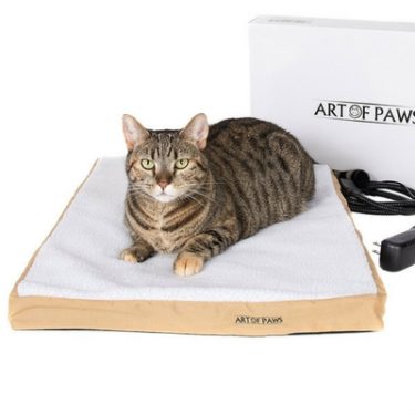 Art of Paws Heated Cat Bed